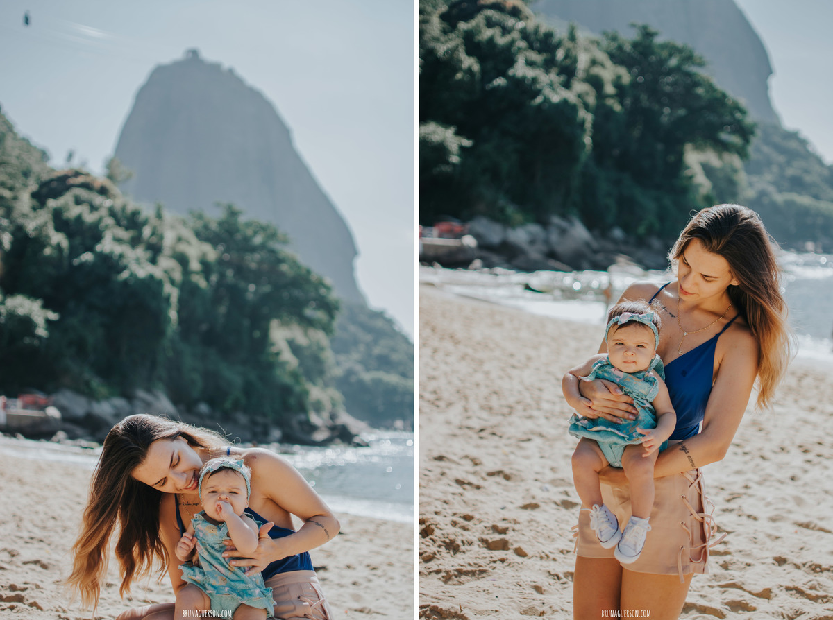 Fotografia Ensaio de Família- Praia Vermelha, Rio de Janeiro