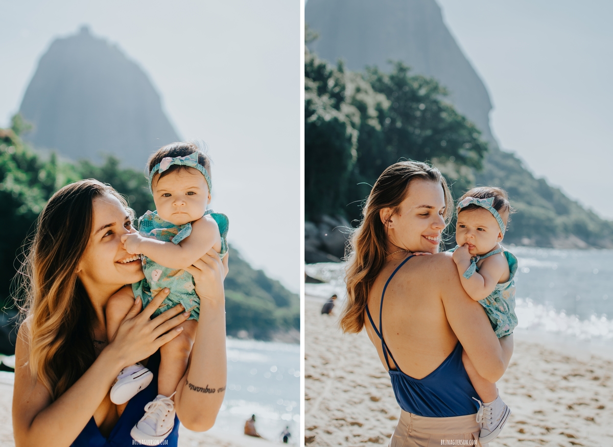 Ensaio de Família- Praia Vermelha, Rio de Janeiro