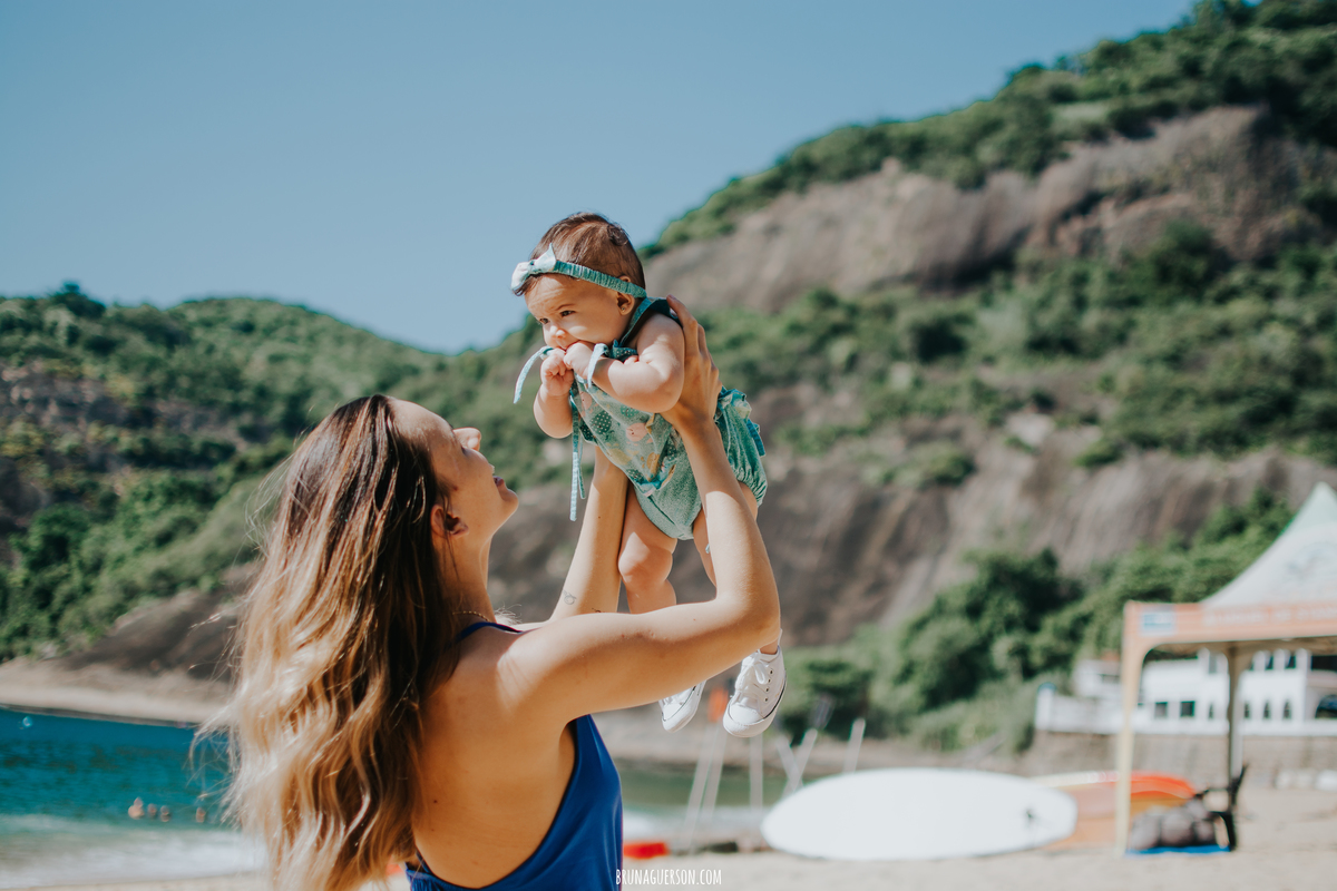 Fotografia Ensaio de Família- Praia Vermelha, Rio de Janeiro
