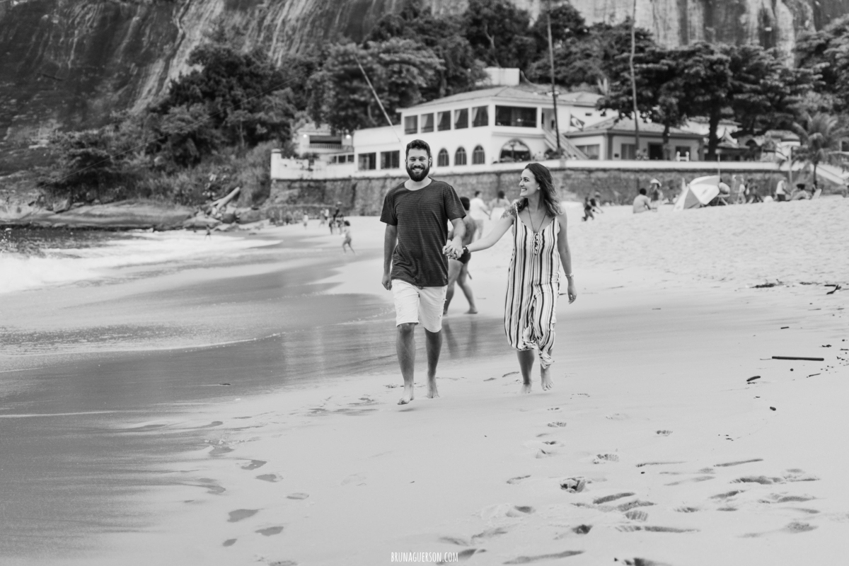 Fotografia ensaio de casal- Praia Vermelha, Urca- Rio de Janeiro
