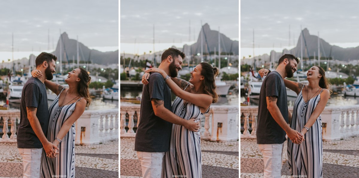 Fotografia ensaio de casal- Praia Vermelha, Urca- Rio de Janeiro