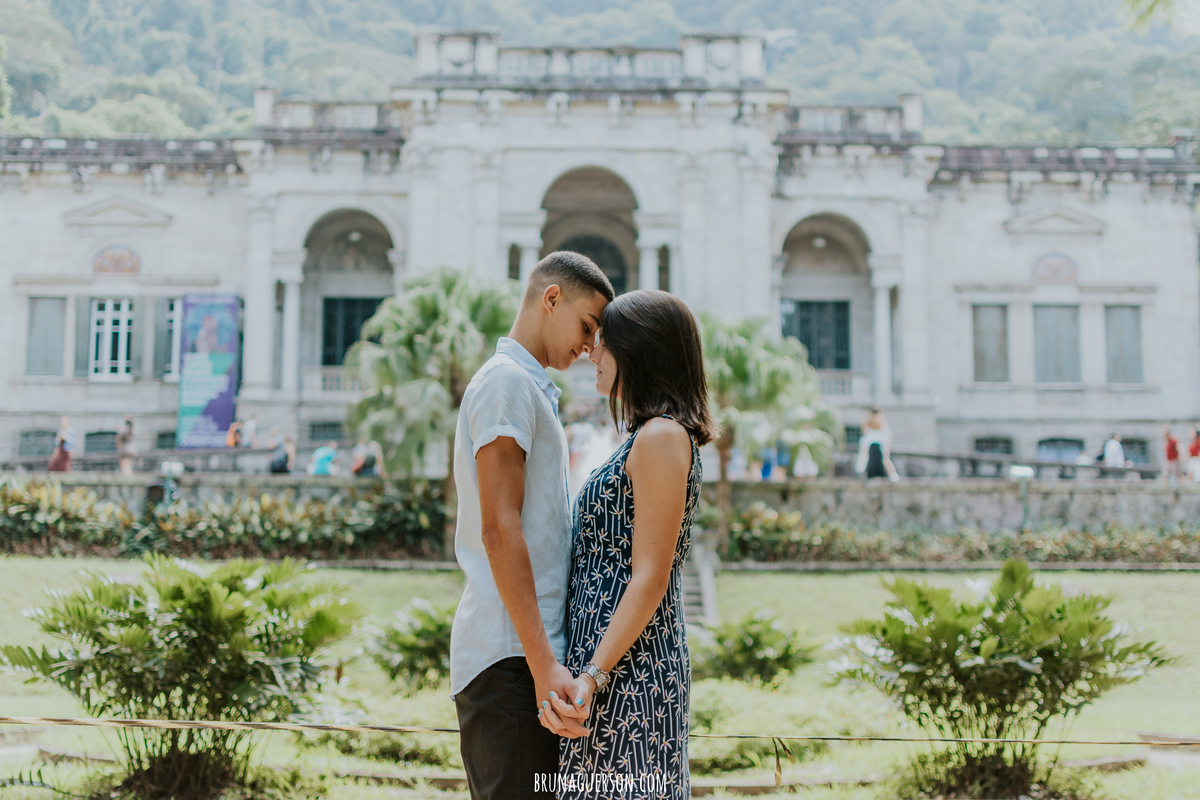 Fotografia ensaio de casal- Parque Lage, Rio de Janeiro