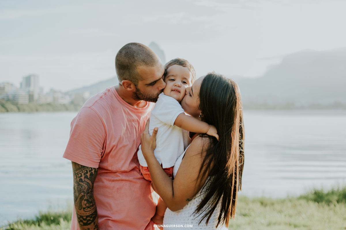 ensaio externo de família Rio de Janeiro fotógrafa rj lagoa Rodrigo de Freitas 