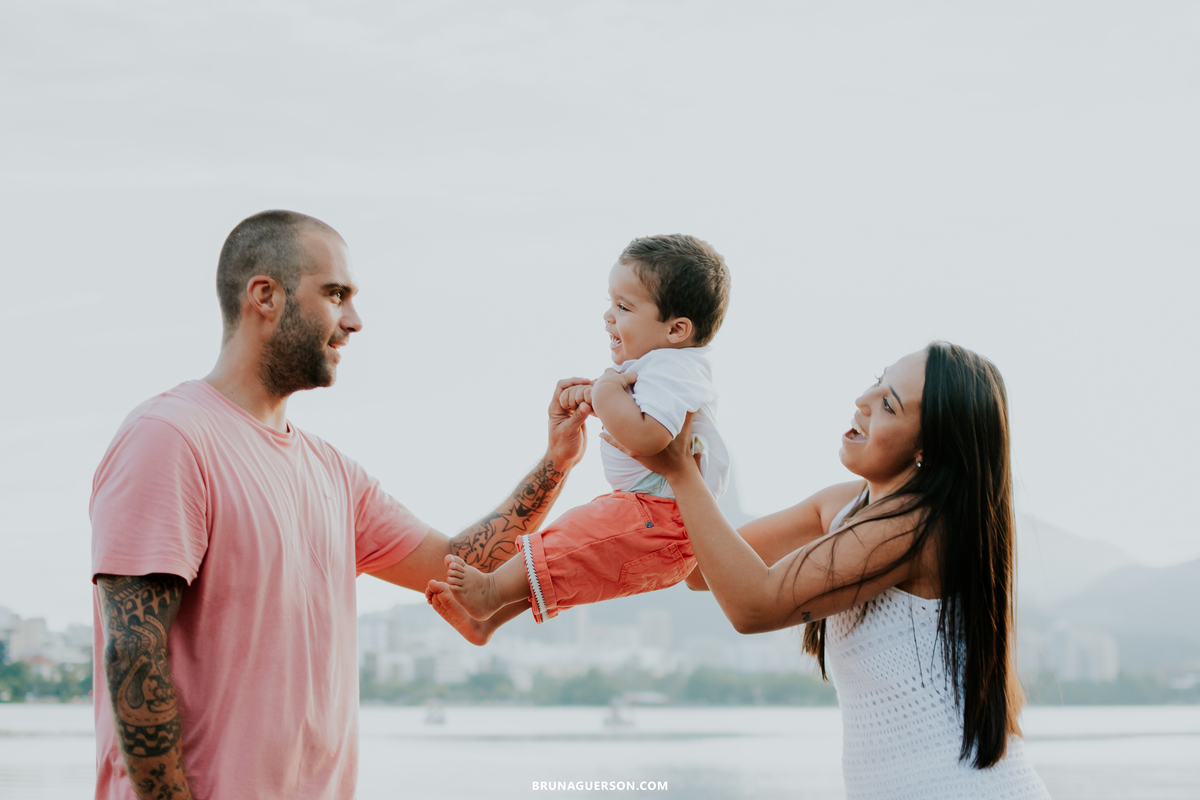 ensaio externo de família Rio de Janeiro fotógrafa rj lagoa Rodrigo de Freitas 
