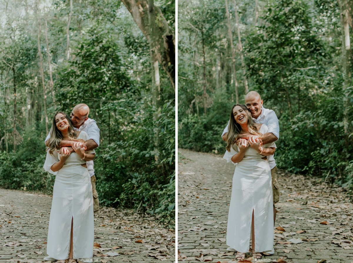 Fotografia ensaio de casal- parque lage, rio de janeiro