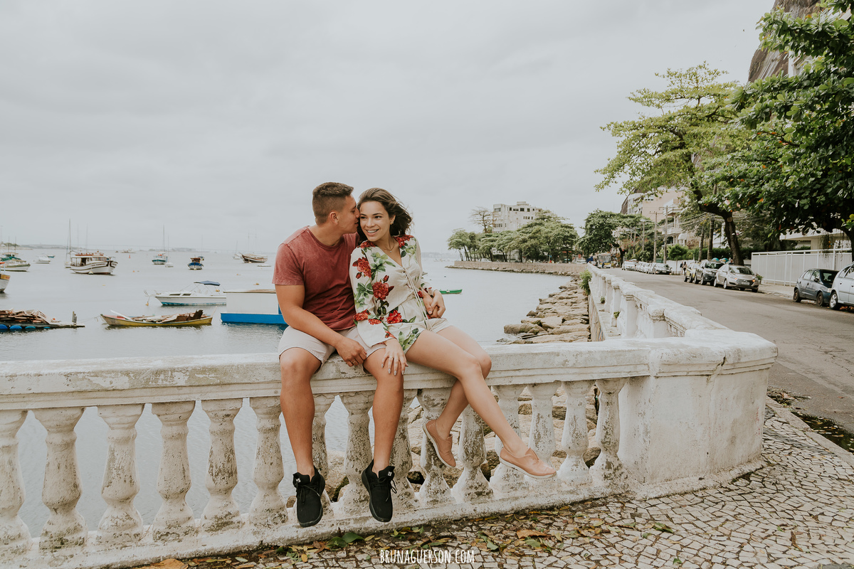ensaio de casal praia vermelha urca rio de janeiro rj nublado praia 