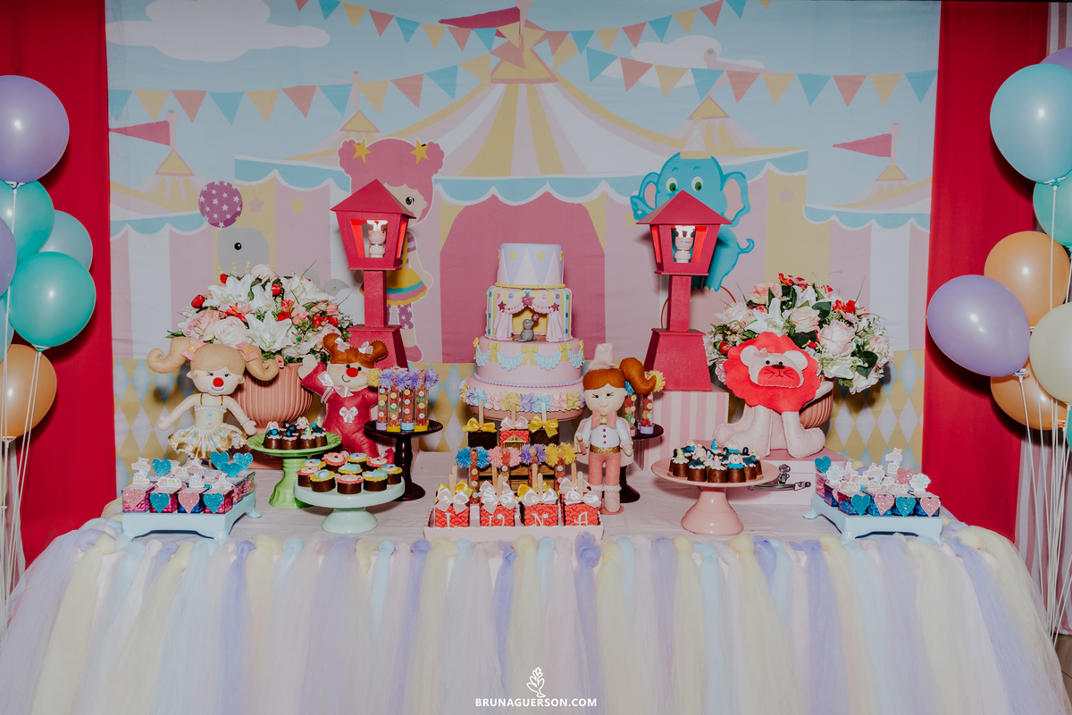 decoração circo rosa festa infantil rj rio de janeiro 