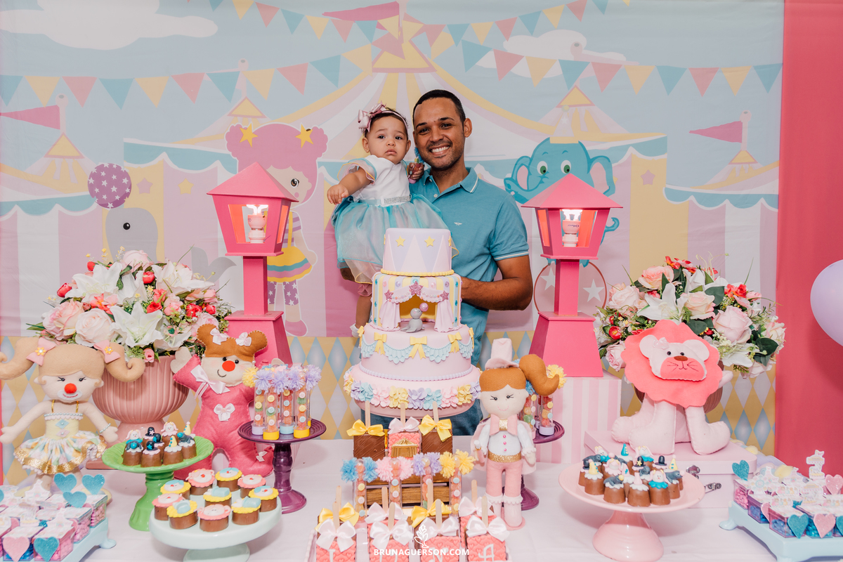 decoração circo rosa festa infantil rj rio de janeiro 