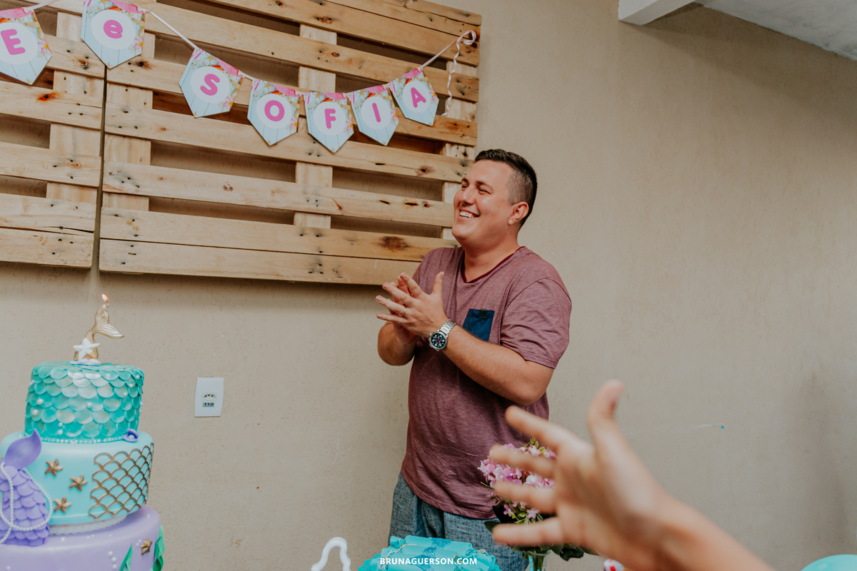 festa infantil rio de janeiro rj bruna guerson fotografa sereia criança decoração parabéns