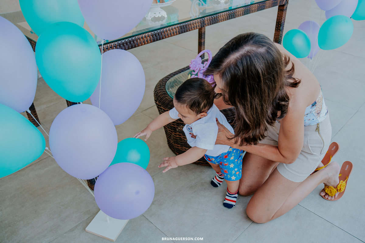 festa infantil rio de janeiro rj bruna guerson fotografa sereia criança
