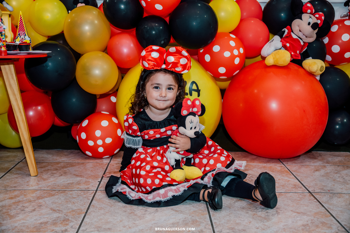 festa infantil Rio de Janeiro Botafogo zona sul 3 anos Minnie decoracao