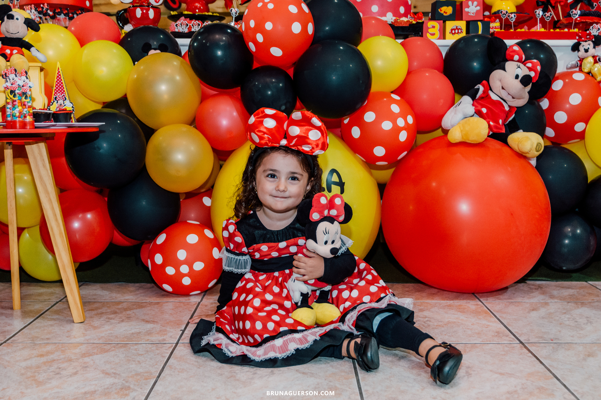 festa infantil Rio de Janeiro Botafogo zona sul 3 anos Minnie decoracao