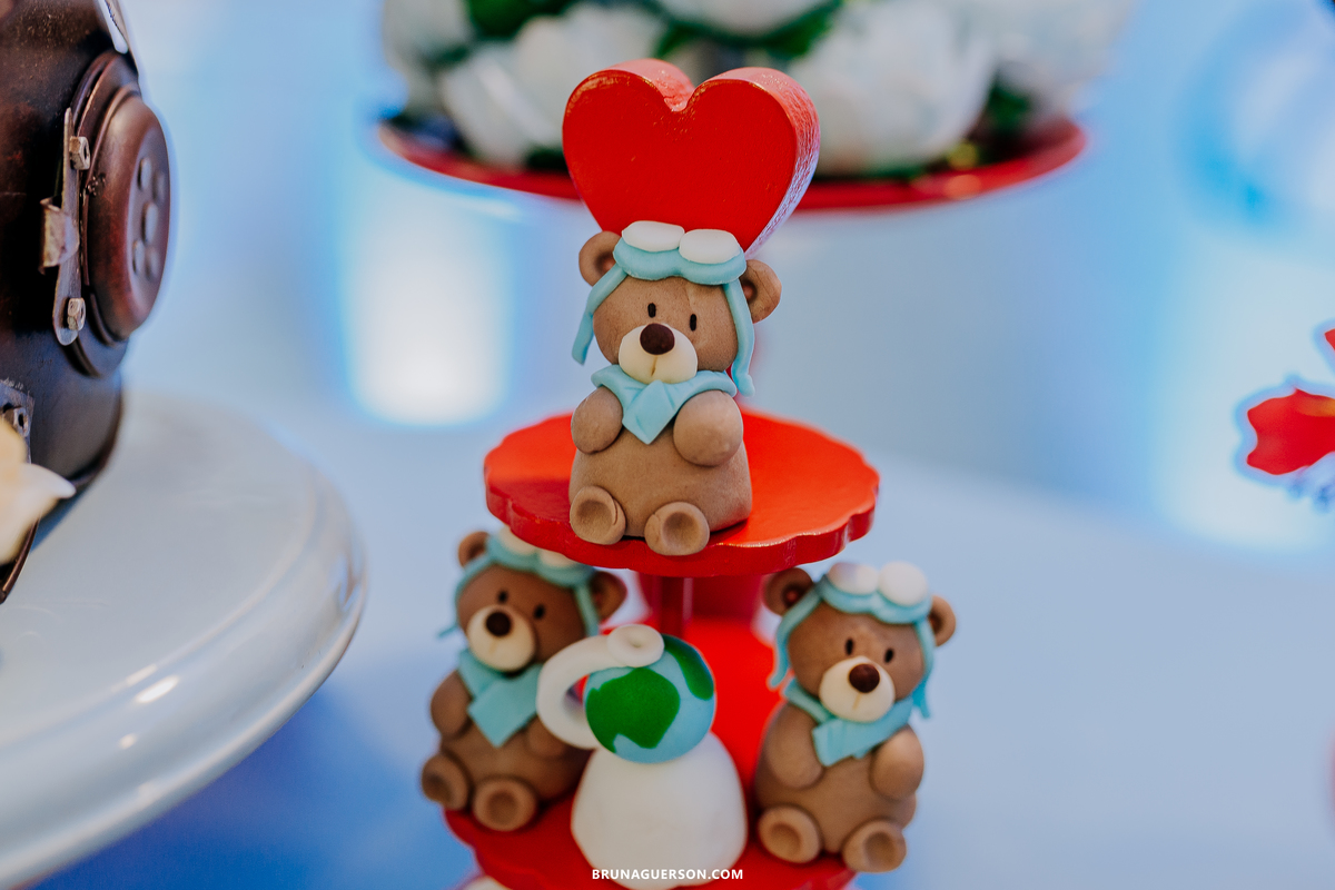 fotografa de familia Rio de Janeiro rj cha de bebe cha de menino tema urso aviador decoracao