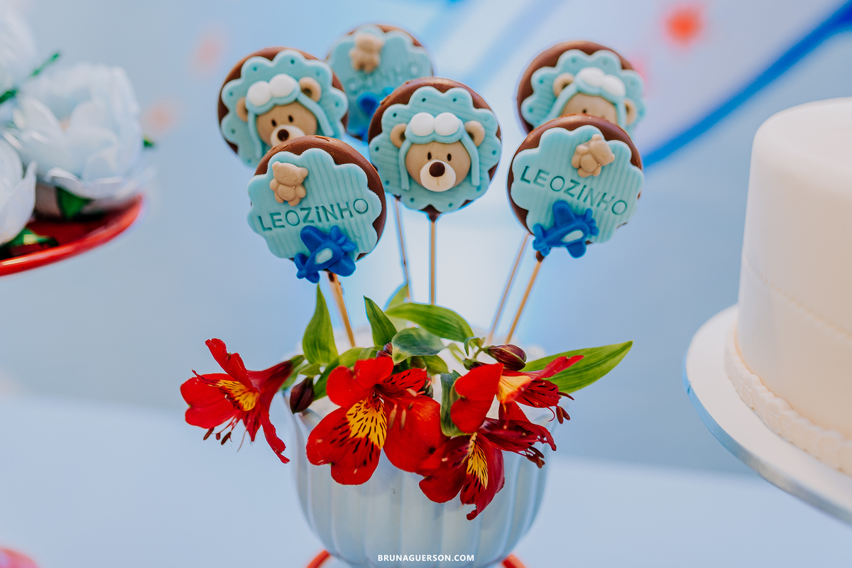 fotografa de familia Rio de Janeiro rj cha de bebe cha de menino tema urso aviador decoracao