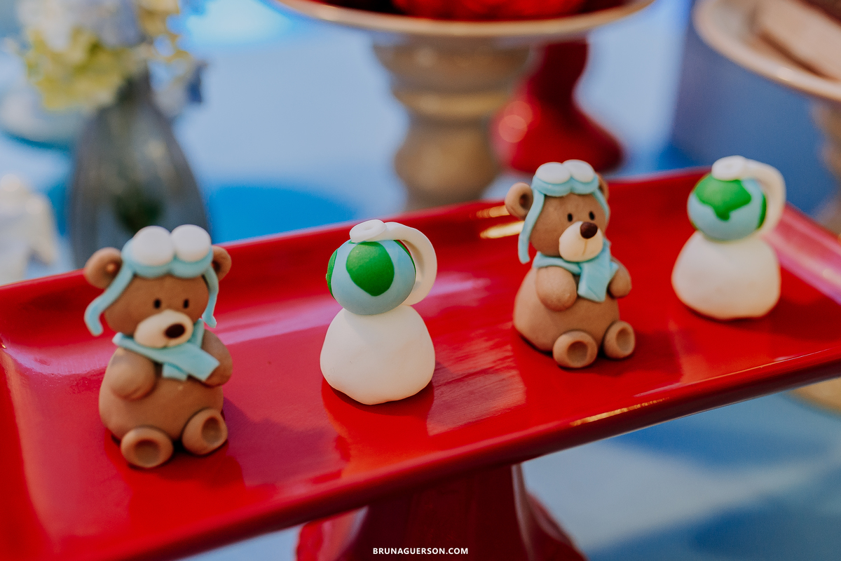 fotografa de familia Rio de Janeiro rj cha de bebe cha de menino tema urso aviador decoracao