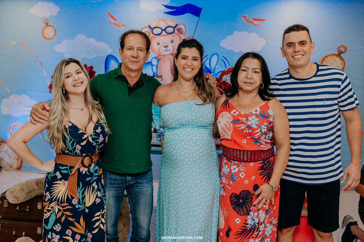 fotografa de familia Rio de Janeiro rj cha de bebe cha de menino tema urso aviador decoracao