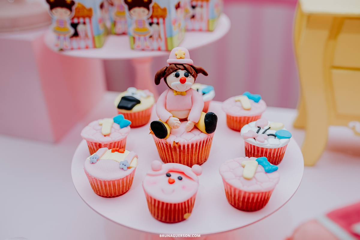 fotografia festa infantil Rio de Janeiro fotógrafa rj 1 ano circo rosa 