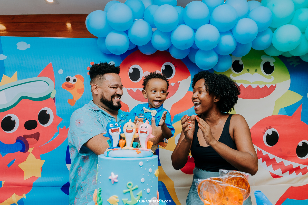 festa infantil Rio de Janeiro fotografa de familia rj baby shark 2 anos