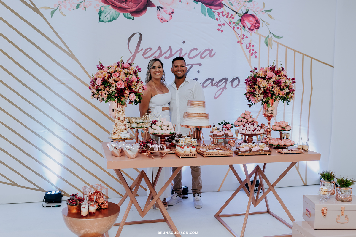 fotografia evento noivado Rio de Janeiro rj decoracao gold 