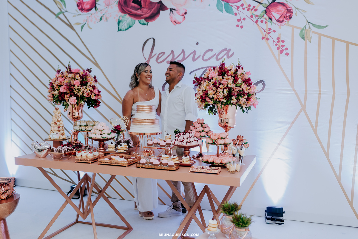 fotografia evento noivado Rio de Janeiro rj decoracao gold 