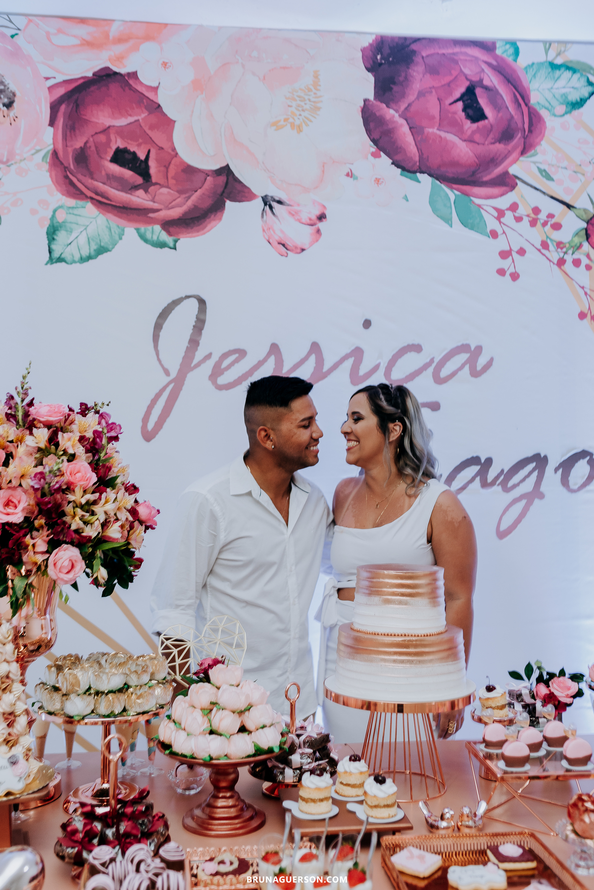 fotografia evento noivado Rio de Janeiro rj decoracao gold 