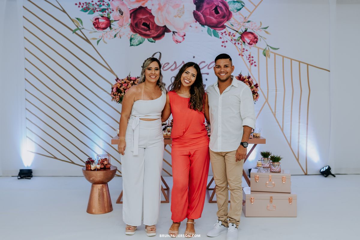 fotografia evento noivado Rio de Janeiro rj decoracao gold 