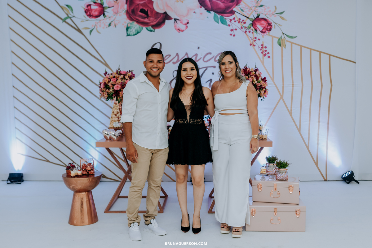 fotografia evento noivado Rio de Janeiro rj decoracao gold 