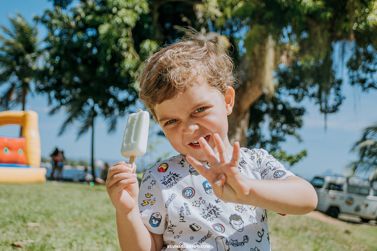 fotografia festa infantil rj fotografa Rio de Janeiro aniversario Marvel 4 ano ao ar livre