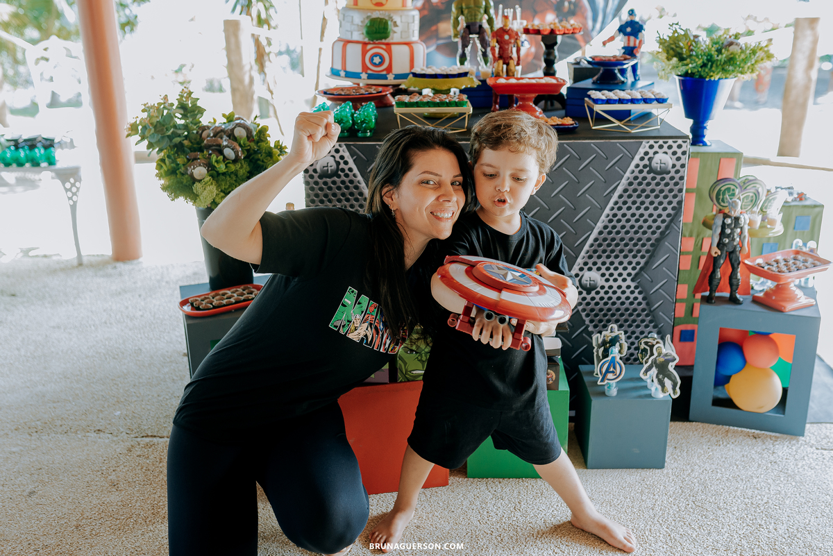 fotografia festa infantil rj fotografa Rio de Janeiro aniversario Marvel 4 ano ao ar livre