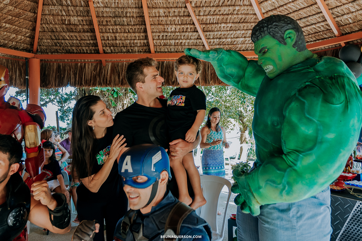 fotografia festa infantil rj fotografa Rio de Janeiro aniversario Marvel 4 ano ao ar livre