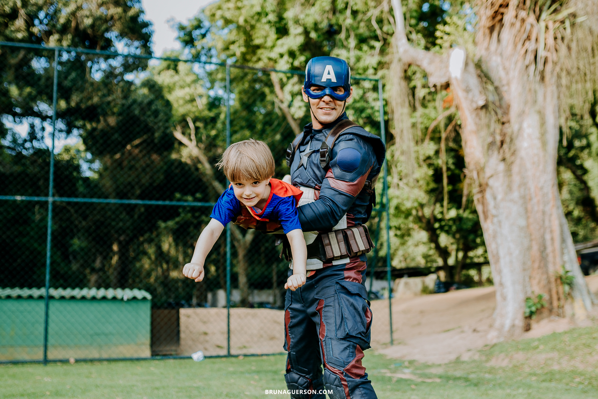 fotografia festa infantil rj fotografa Rio de Janeiro aniversario Marvel 4 ano ao ar livre