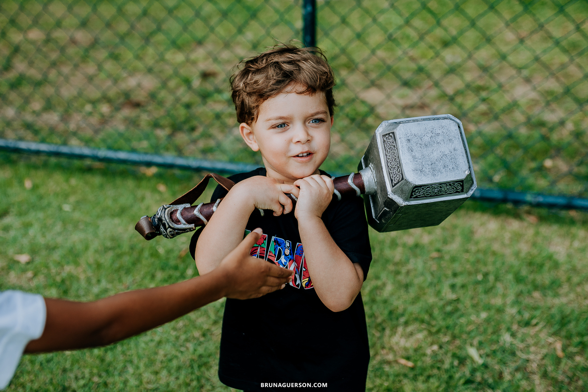 fotografia festa infantil rj fotografa Rio de Janeiro aniversario Marvel 4 ano ao ar livre