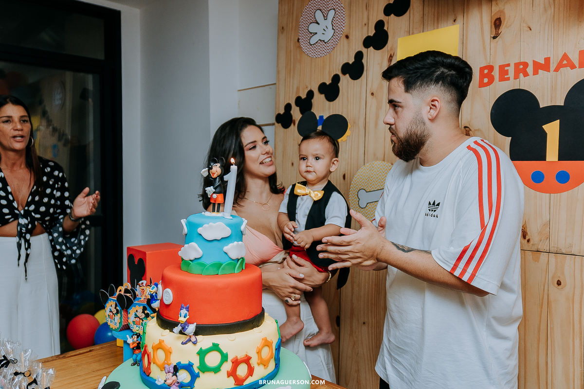 festa infantil rj Rio de Janeiro fotografia aniversario tema Mickey Mouse decoração 1 ano recreio dos bandeirantes