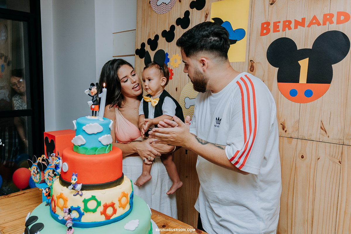 festa infantil rj Rio de Janeiro fotografia aniversario tema Mickey Mouse decoração 1 ano recreio dos bandeirantes