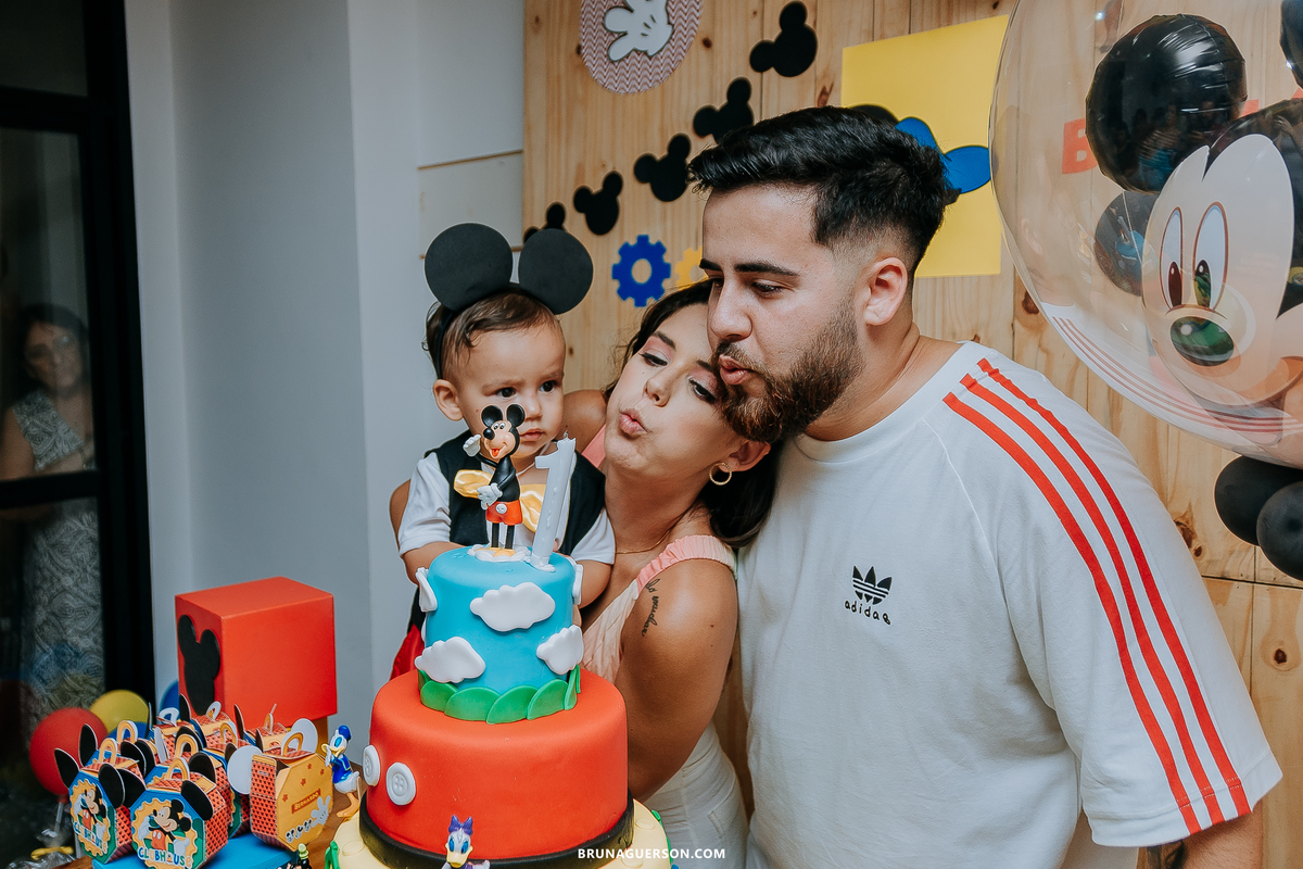 festa infantil rj Rio de Janeiro fotografia aniversario tema Mickey Mouse decoração 1 ano recreio dos bandeirantes