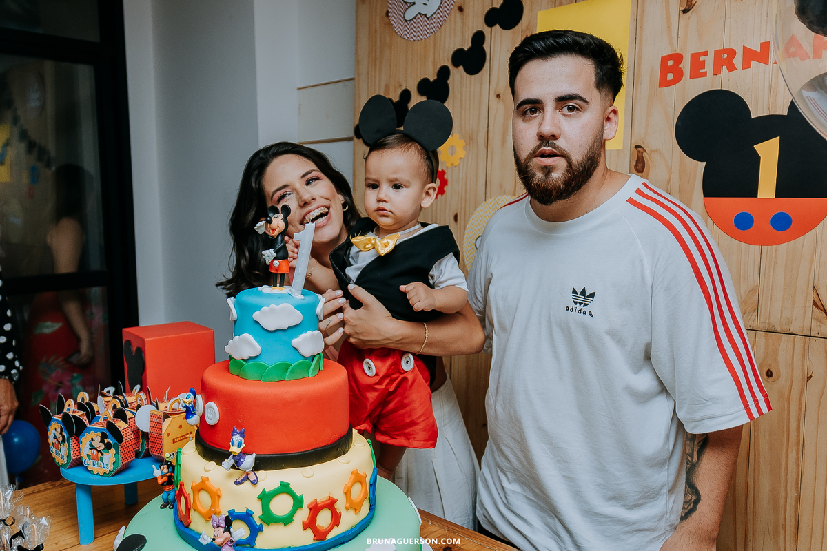 festa infantil rj Rio de Janeiro fotografia aniversario tema Mickey Mouse decoração 1 ano recreio dos bandeirantes