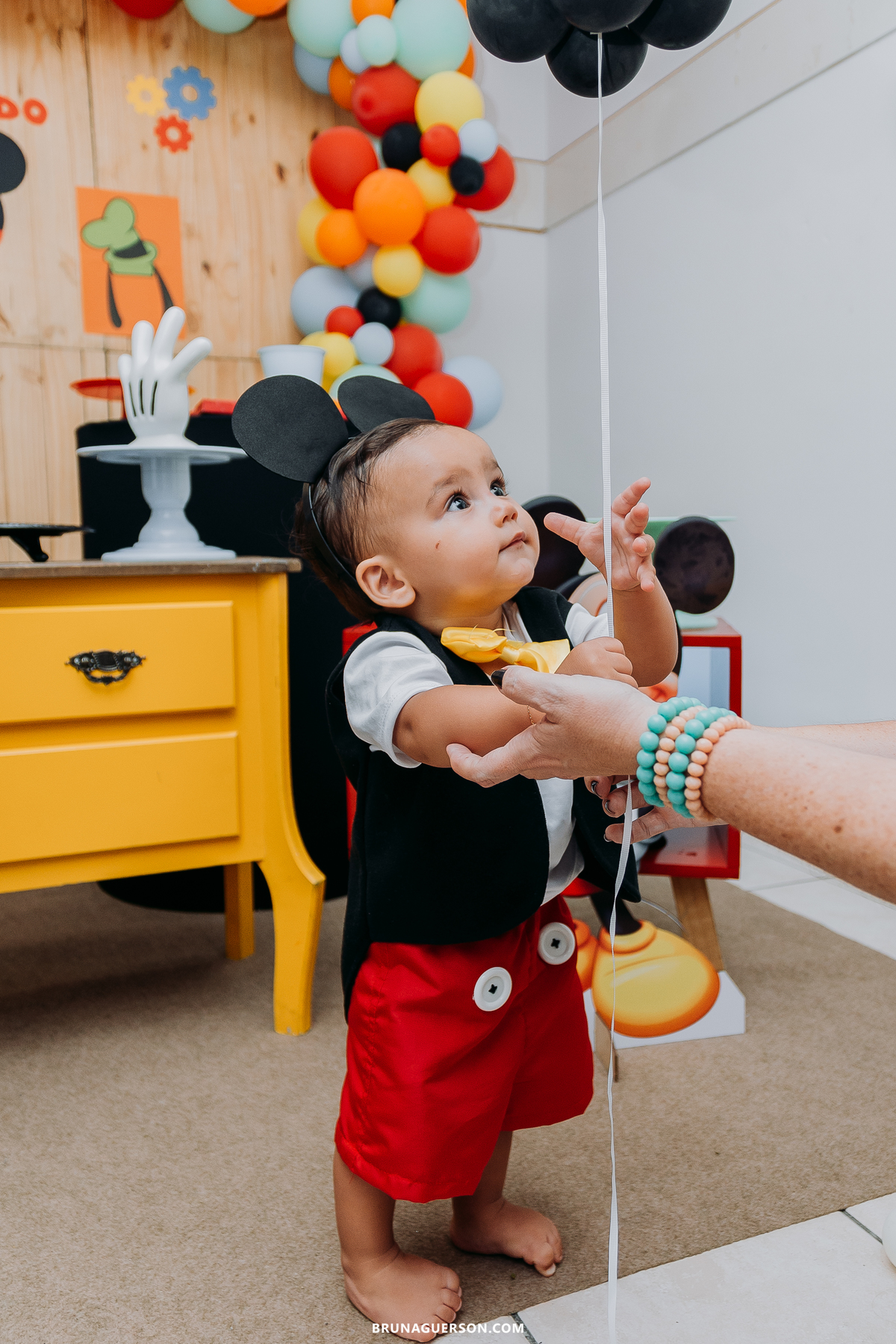 festa infantil rj Rio de Janeiro fotografia aniversario tema Mickey Mouse decoração 1 ano recreio dos bandeirantes