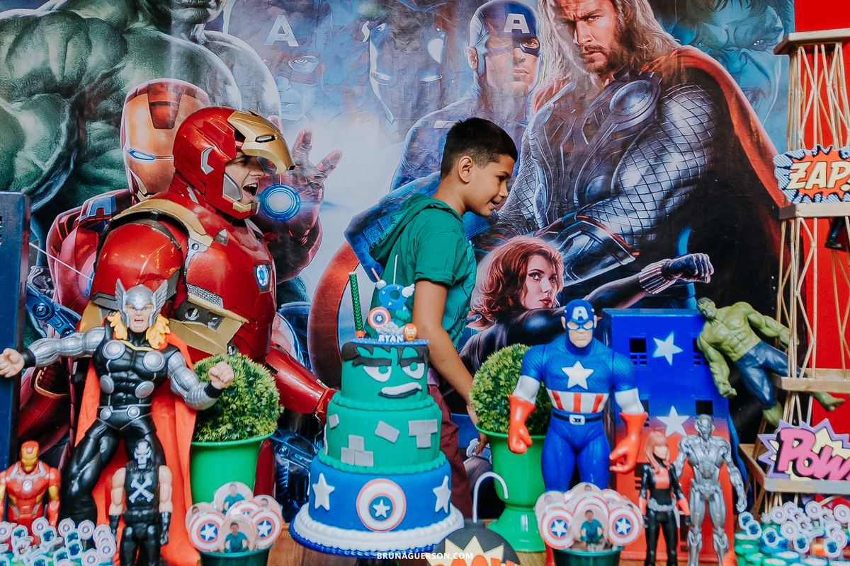 festa infantil aniversário casa de festas ki legal tijuca rio de janeiro bruna guerson fotografia 8 anos rj marvel