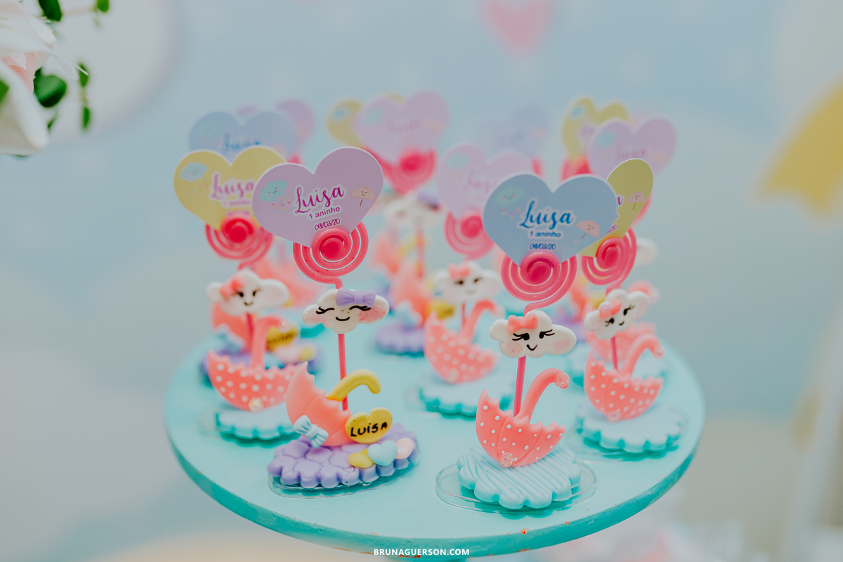 festa infantil 1 ano chuva de amor rio de janeiro lagoa rj clube naval piraque bruna guerson decoracao menina