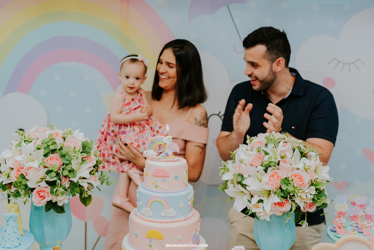 festa infantil 1 ano chuva de amor rio de janeiro lagoa rj clube naval piraque bruna guerson decoracao menina