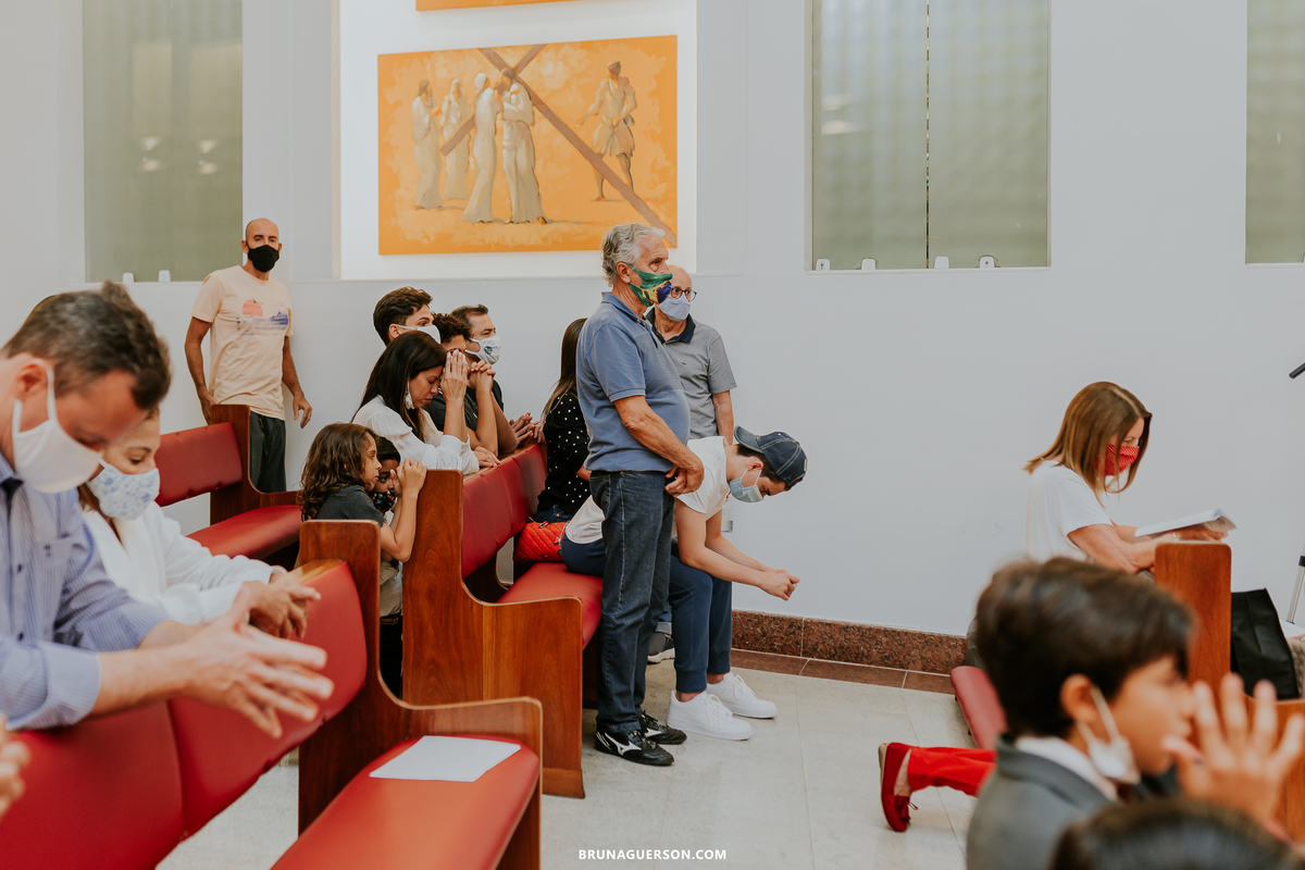 fotografia primeira comunhão eucaristia colégio porto real barra da tijuca paroquia Santa Rosa de lima rj 
