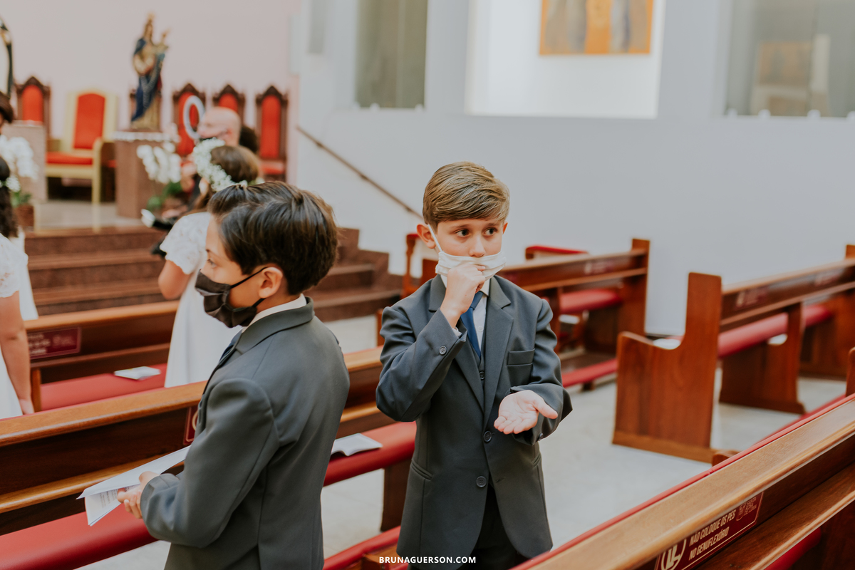 fotografia primeira comunhão eucaristia colégio porto real barra da tijuca paroquia Santa Rosa de lima rj 