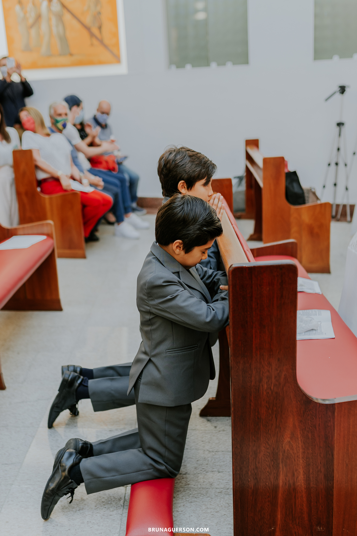 fotografia primeira comunhão eucaristia colégio porto real barra da tijuca paroquia Santa Rosa de lima rj 