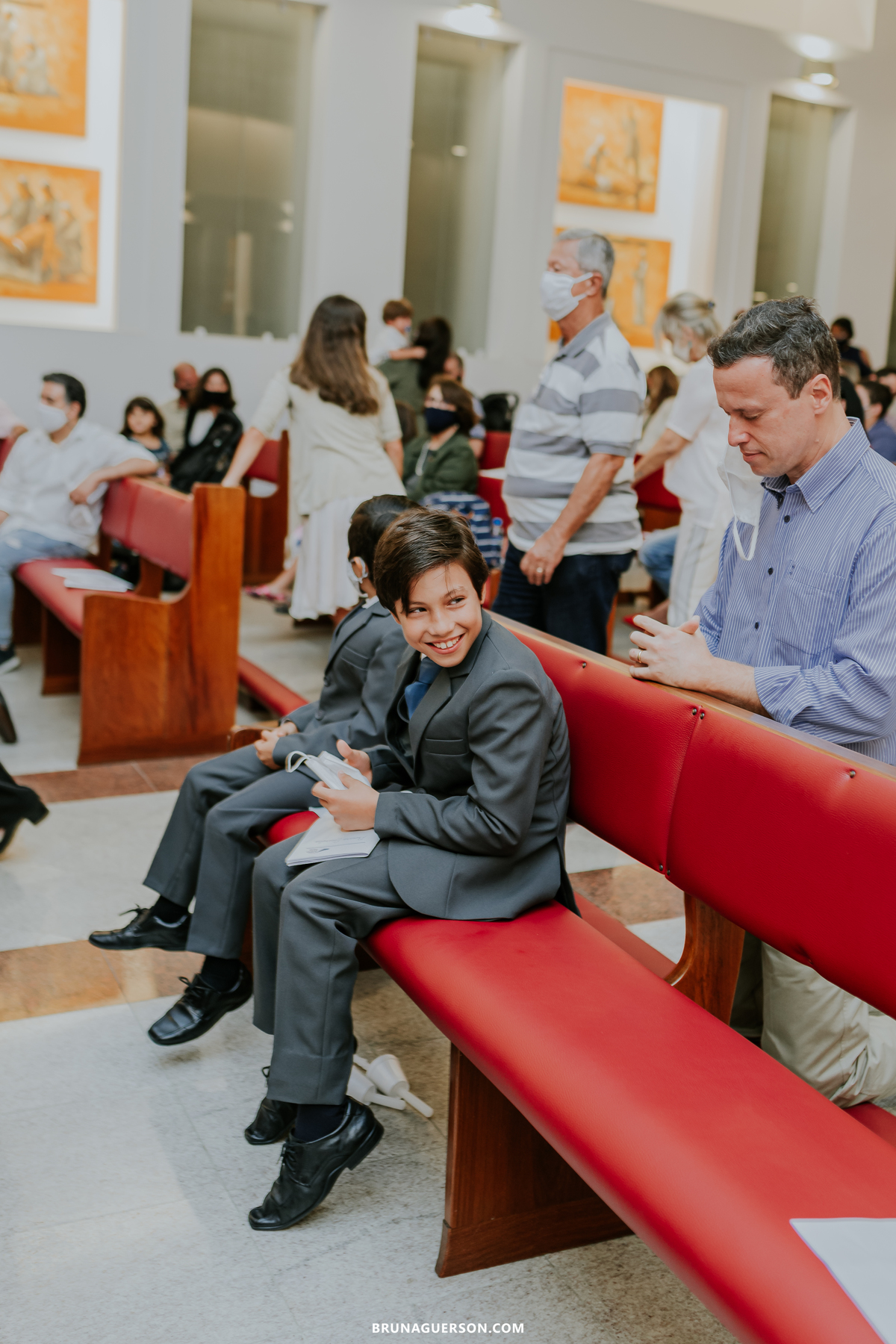 fotografia primeira comunhão eucaristia colégio porto real barra da tijuca paroquia Santa Rosa de lima rj 