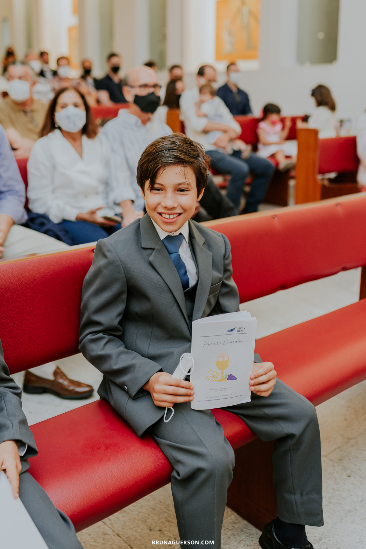 fotografia primeira comunhão eucaristia colégio porto real barra da tijuca paroquia Santa Rosa de lima rj 