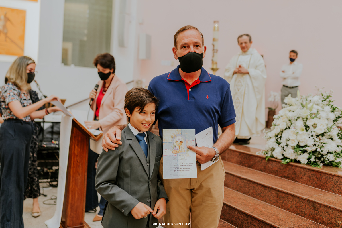 fotografia primeira comunhão eucaristia colégio porto real barra da tijuca paroquia Santa Rosa de lima rj 