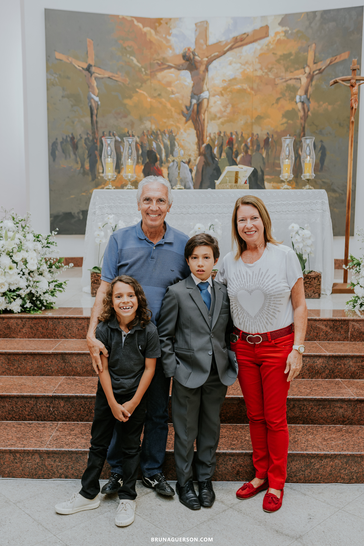 fotografia primeira comunhão eucaristia colégio porto real barra da tijuca paroquia Santa Rosa de lima rj 