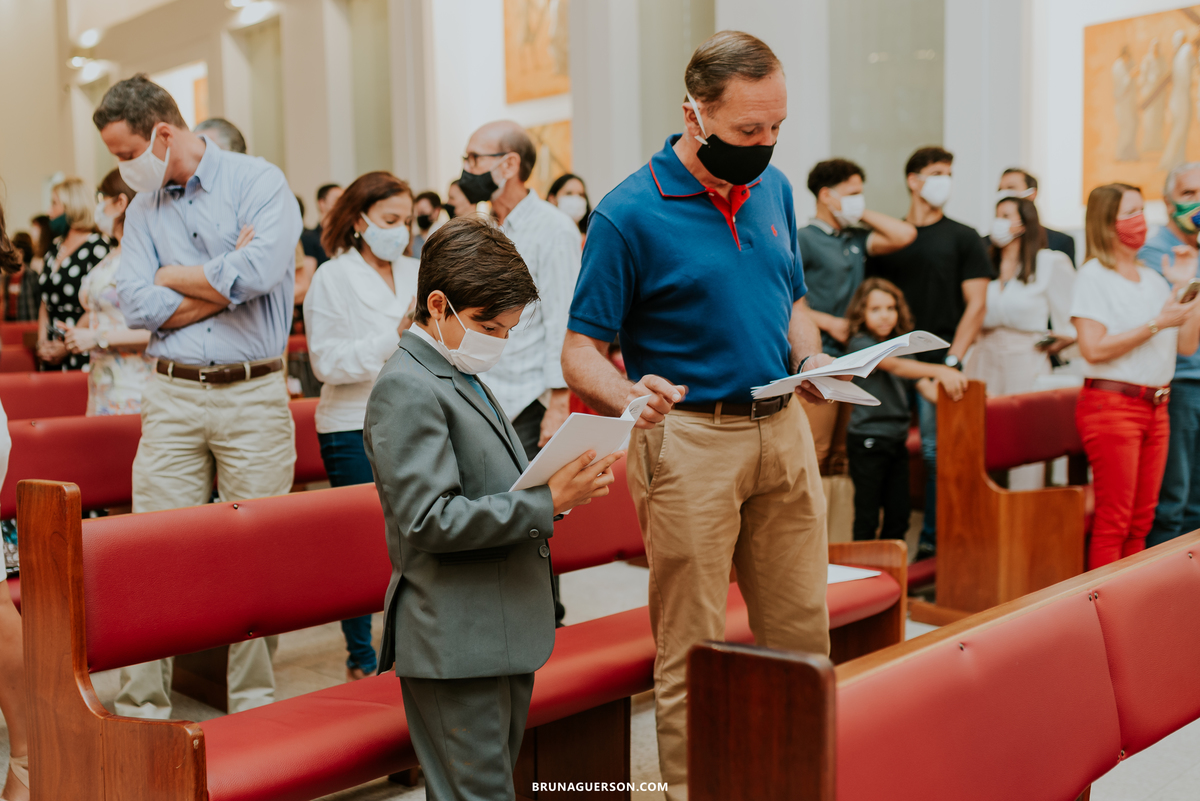 fotografia primeira comunhão eucaristia colégio porto real barra da tijuca paroquia Santa Rosa de lima rj 