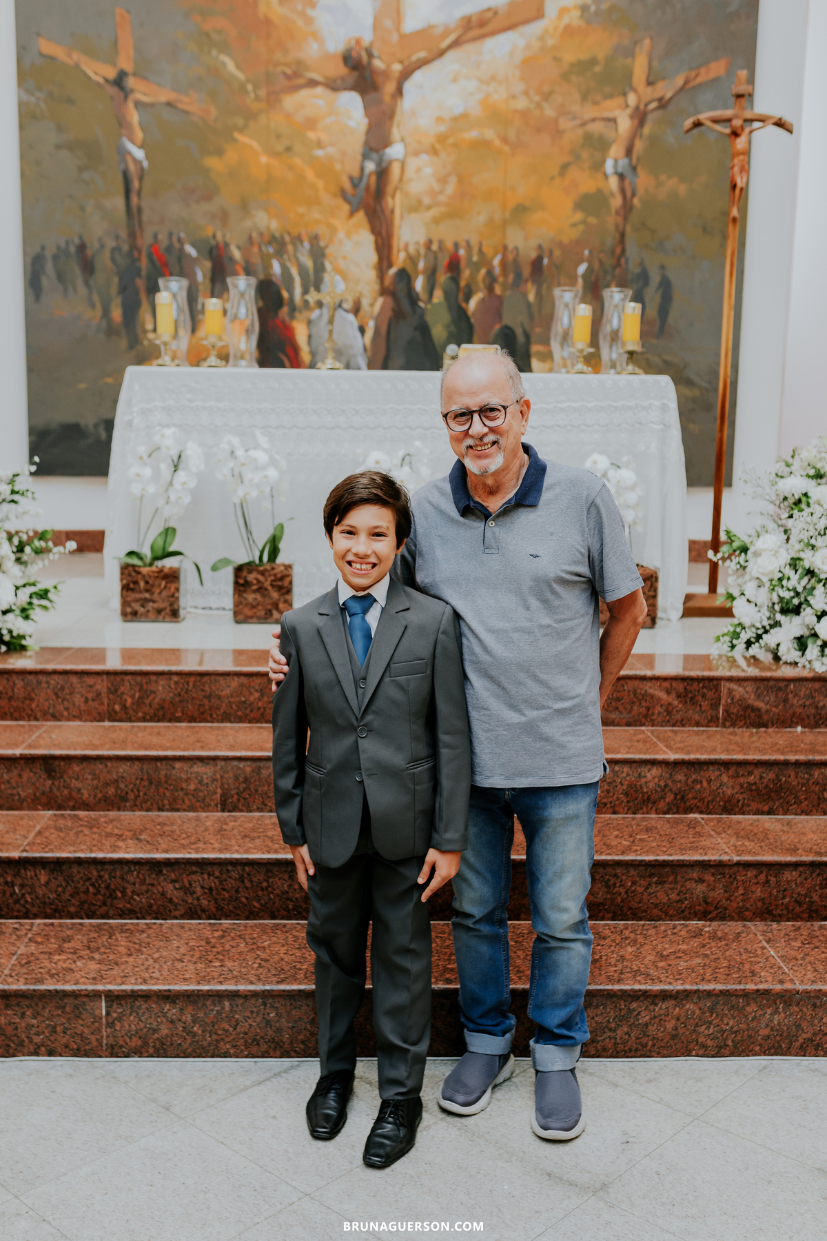 fotografia primeira comunhão eucaristia colégio porto real barra da tijuca paroquia Santa Rosa de lima rj 