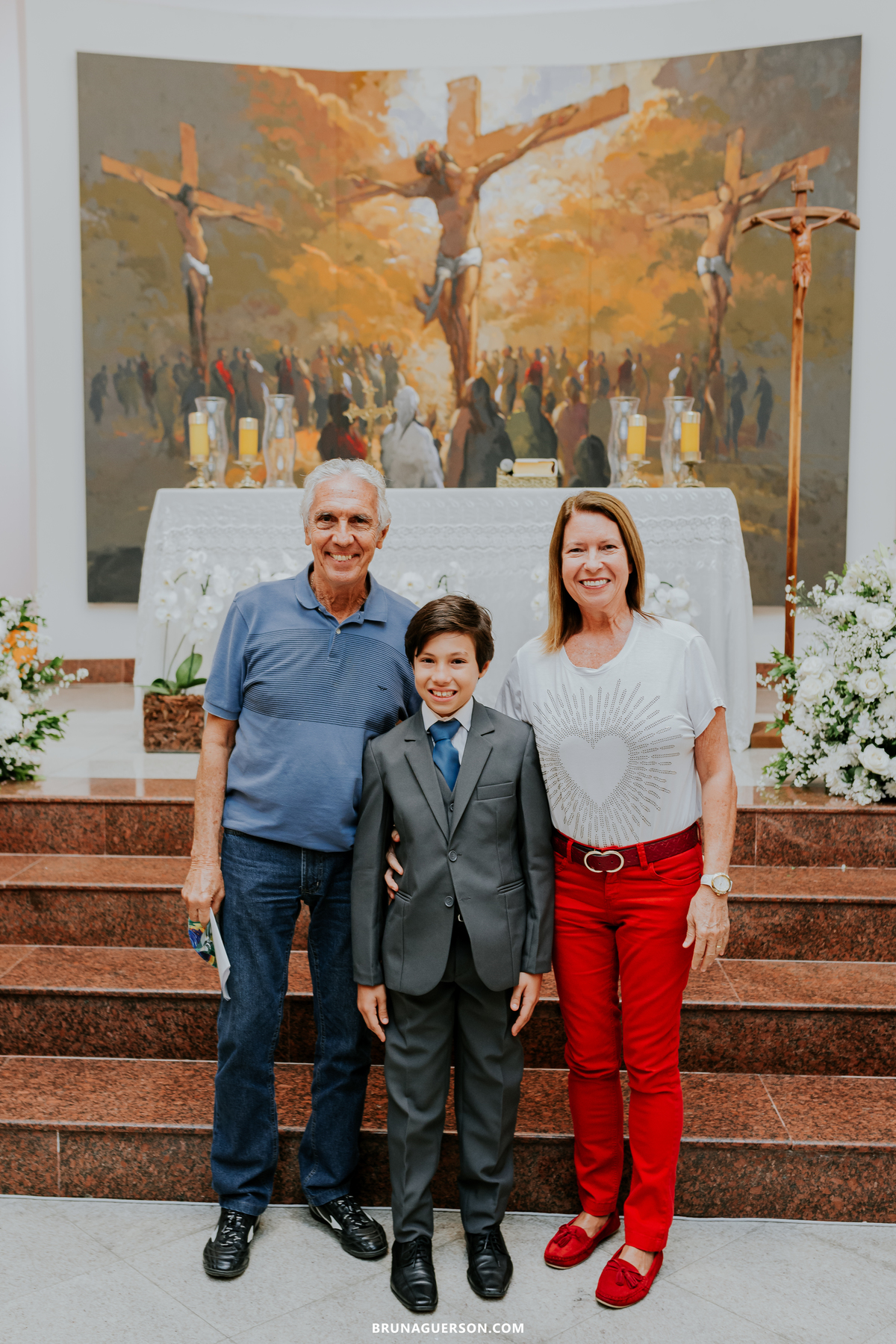 fotografia primeira comunhão eucaristia colégio porto real barra da tijuca paroquia Santa Rosa de lima rj 